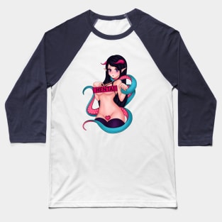 Kawaii Succubus Anime Girl witch Tentacles Baseball T-Shirt